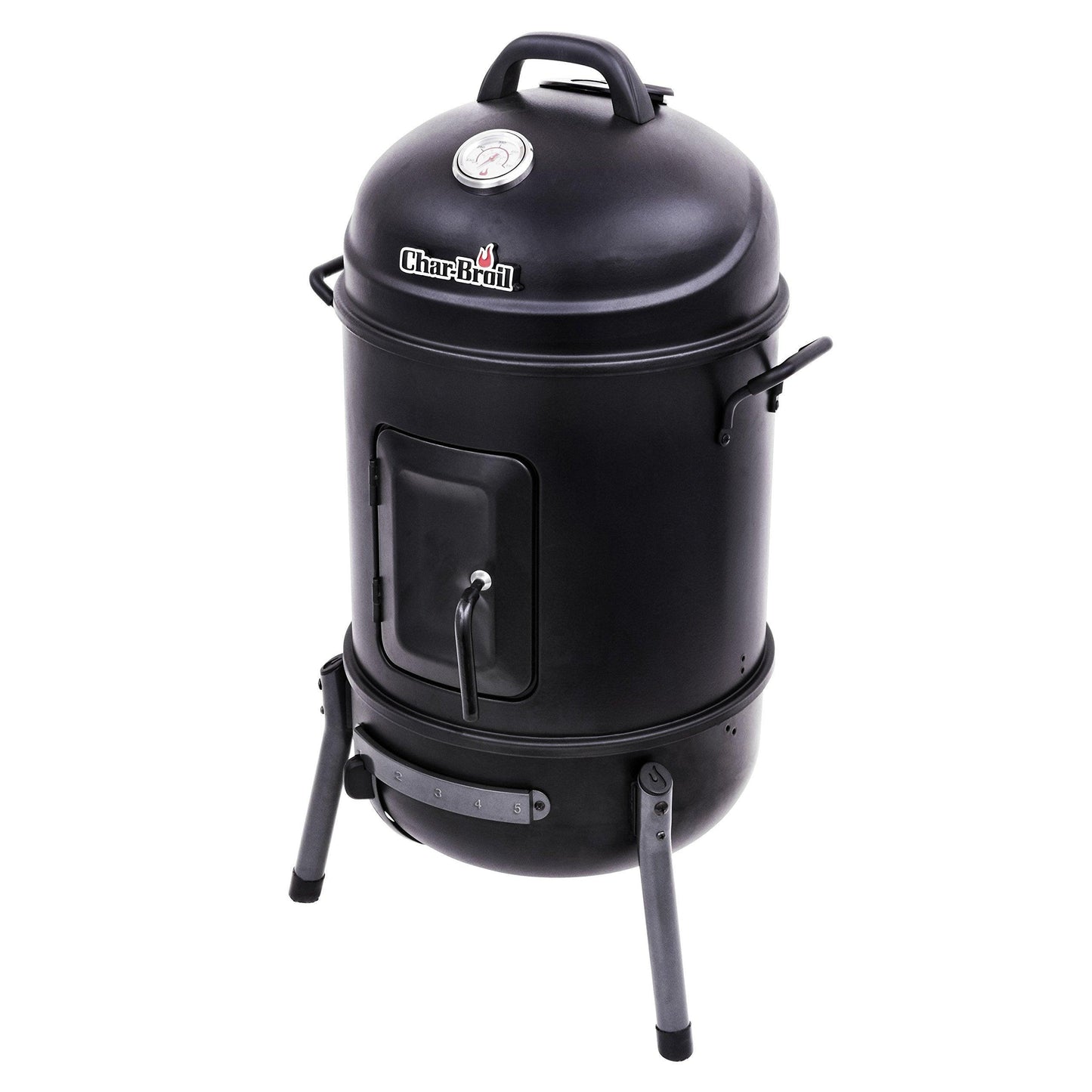 Char-Broil Bullet Charcoal Smoker 16" - 18202075,Black - CookCave