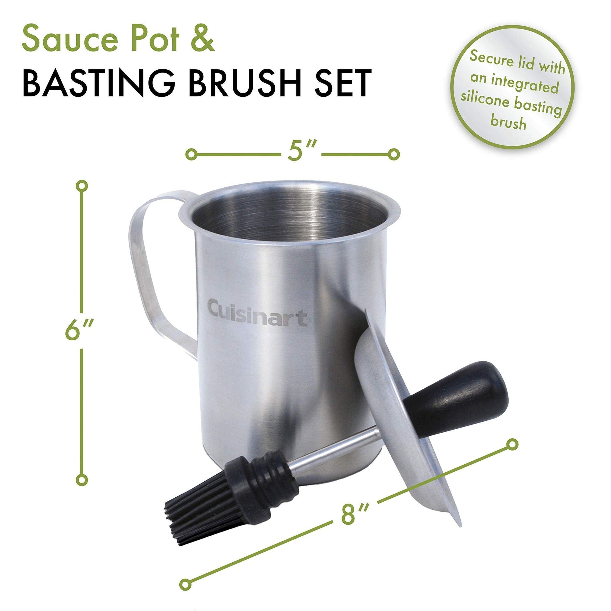 Cuisinart CBP-116 Sauce Pot and Basting Brush Set - CookCave