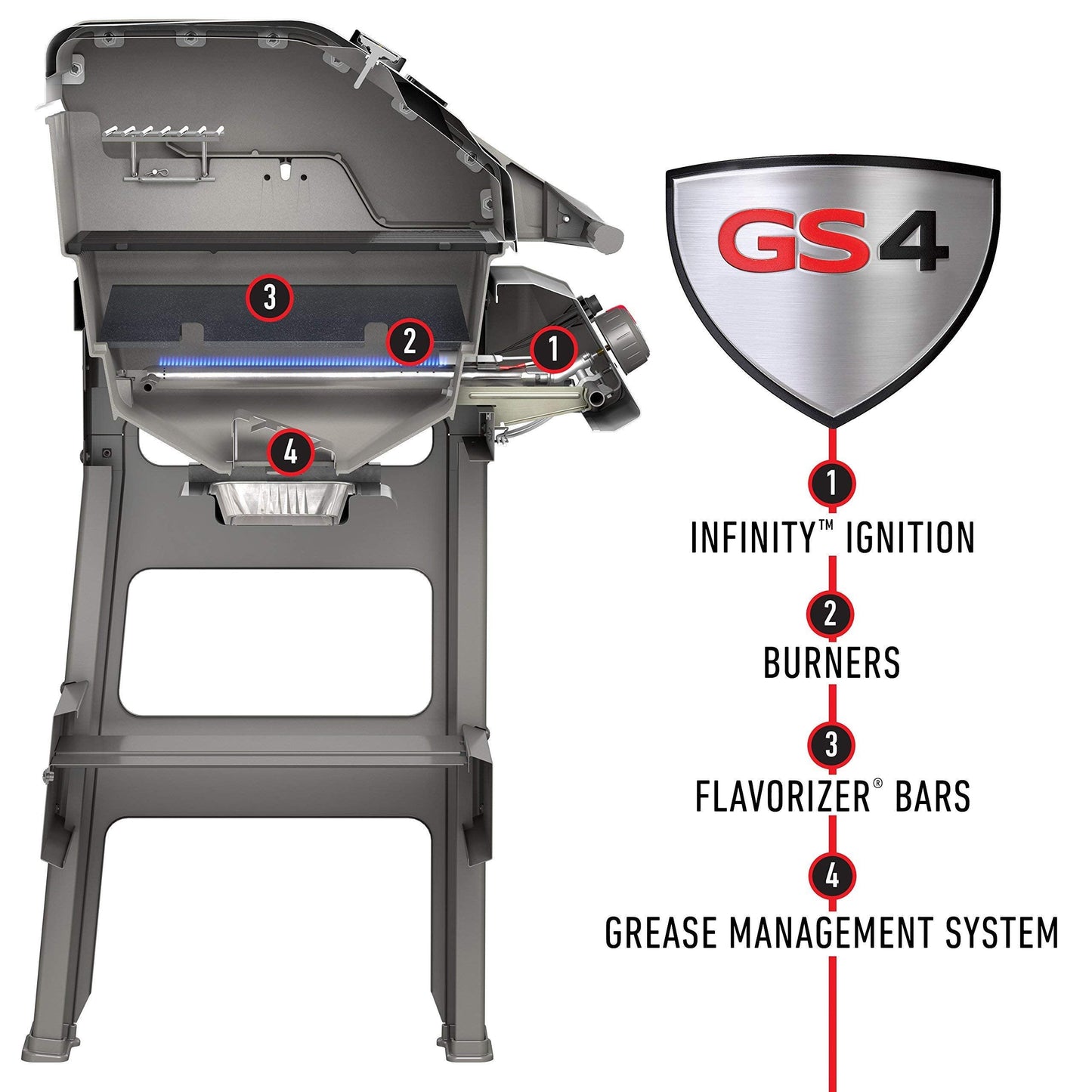 Weber Spirit II E-310 3-Burner Natural Gas Grill, Black - CookCave