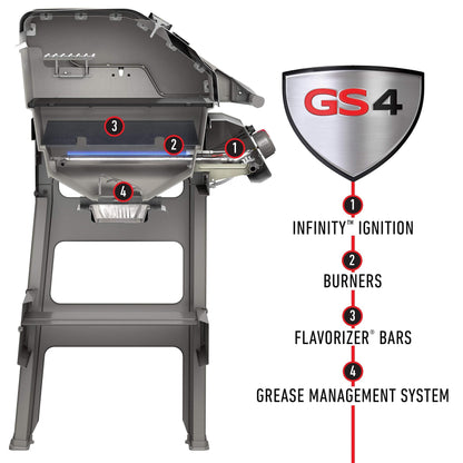 Weber Spirit II E-310 3-Burner Natural Gas Grill, Black - CookCave