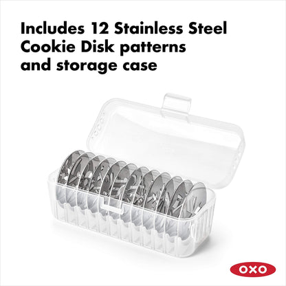 OXO Good Grips 12-Piece Cookie Press Set - CookCave