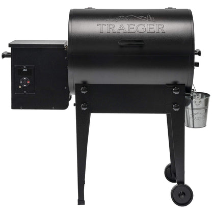 Traeger Grills Tailgater 20 Portable Wood Pellet Grill and Smoker, Black, 300 sq in - CookCave