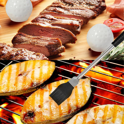 Jishi 8pcs Golf BBQ Grill Accessories Grilling Gifts for Men Golfers Stocking Stuffers for Men, Dad Gifts from Daughter Son, Funny Christmas Golf Gifts for Men Unique Barbecue Tool Set Camping Gadgets - CookCave