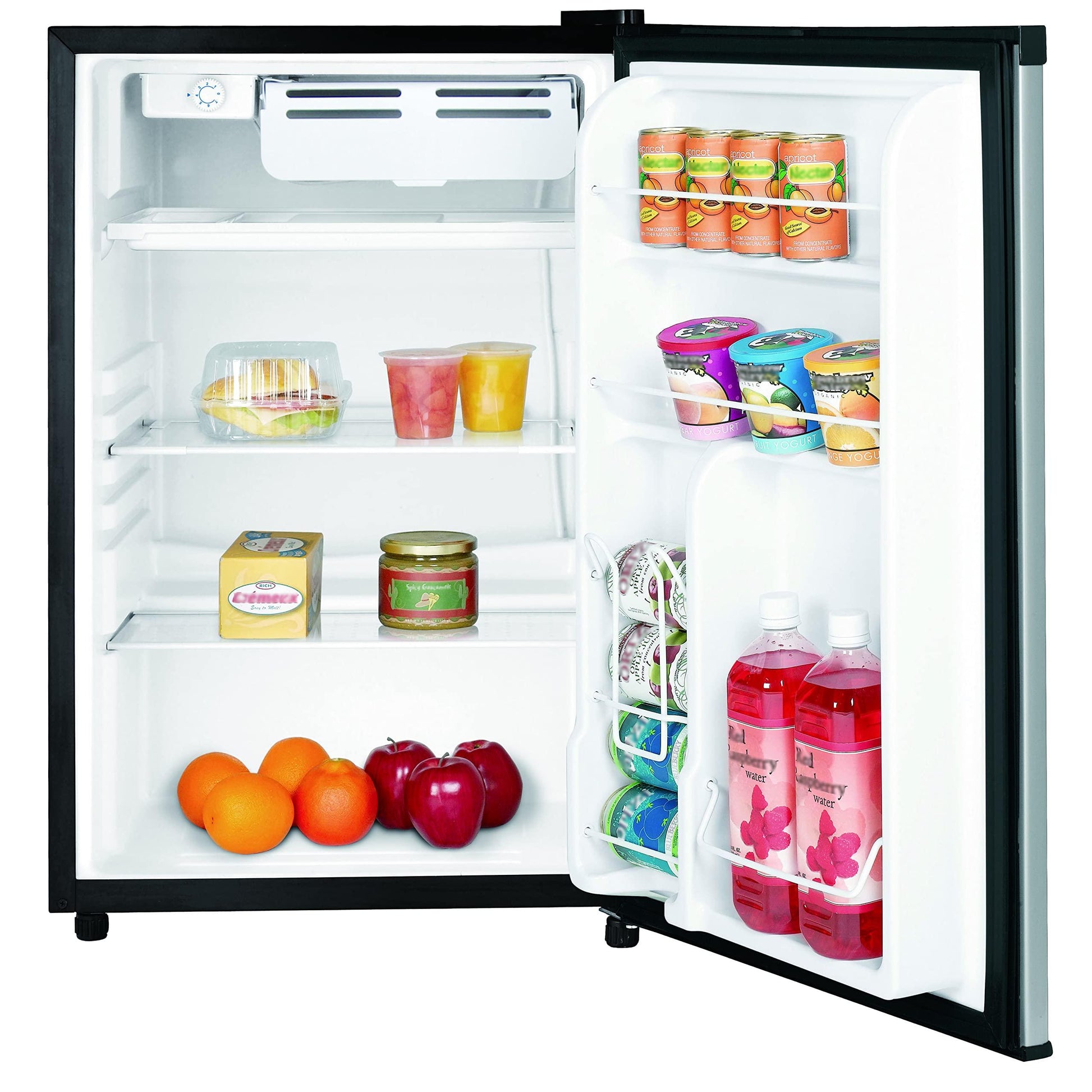 RCA 465 RFR441/RFR465 RFR441 Compact Fridge, 4.5 Cubic Feet, Stainless Steel - CookCave