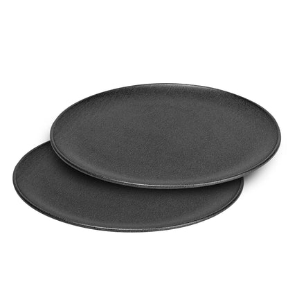 G&S Metal Products Companu ProBake Set of Two Teflon Xtra Nonstick 12-inch Pizza Pans, Dark Gray, PB245-AZ - CookCave