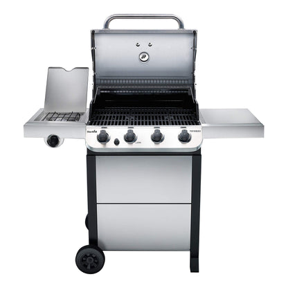 Char-Broil Performance Series Convective 4-Burner with Side Burner Cart Propane Gas Stainless Steel Grill - 463377319 - CookCave