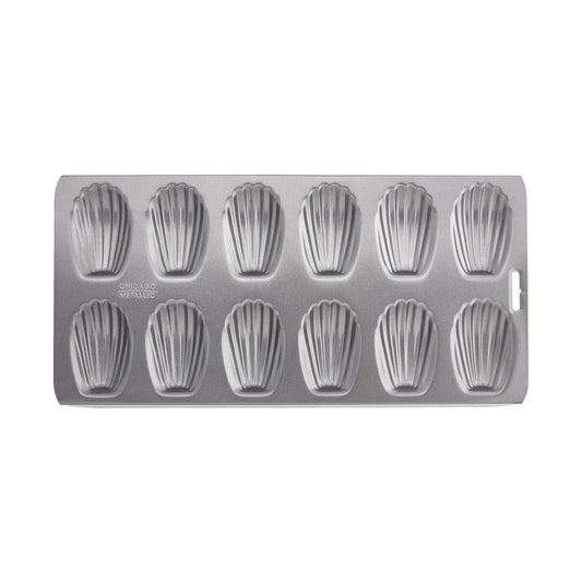 Chicago Metallic Professional 12-Cup Non-Stick Madeleine Pan, 15.75-Inch-by-7.75-Inch - CookCave