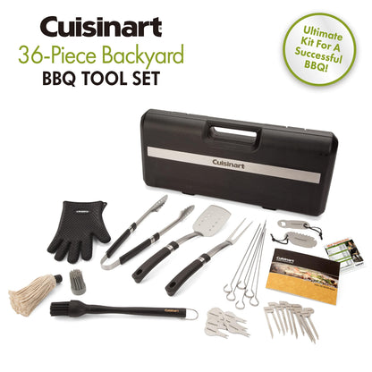 Cuisinart CGS-8036 Grill, BBQ Tool Set, 36-Piece - CookCave