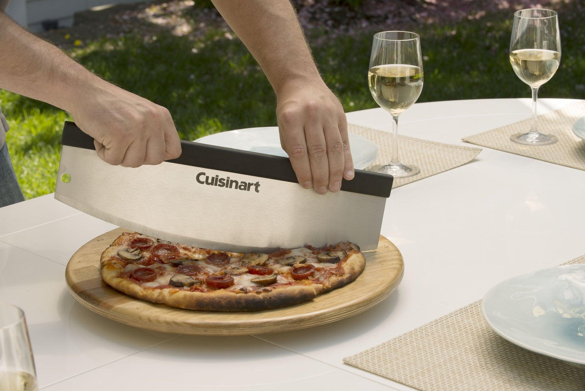 Cuisinart CPS-515 Deluxe Pizza Grilling Pack (Pizza Stone, Pizza Peel, Pizza Cutter) - CookCave