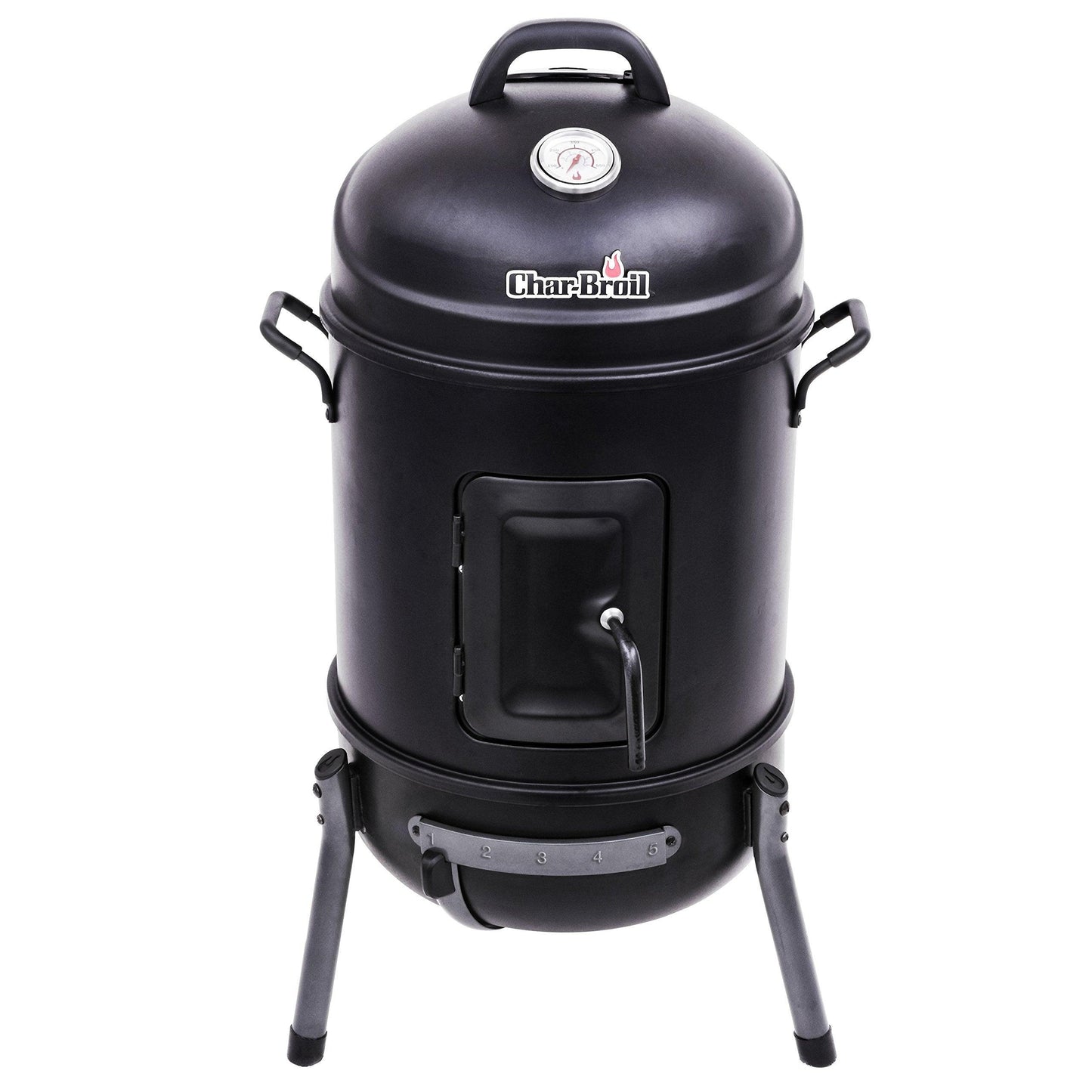 Char-Broil Bullet Charcoal Smoker 16" - 18202075,Black - CookCave