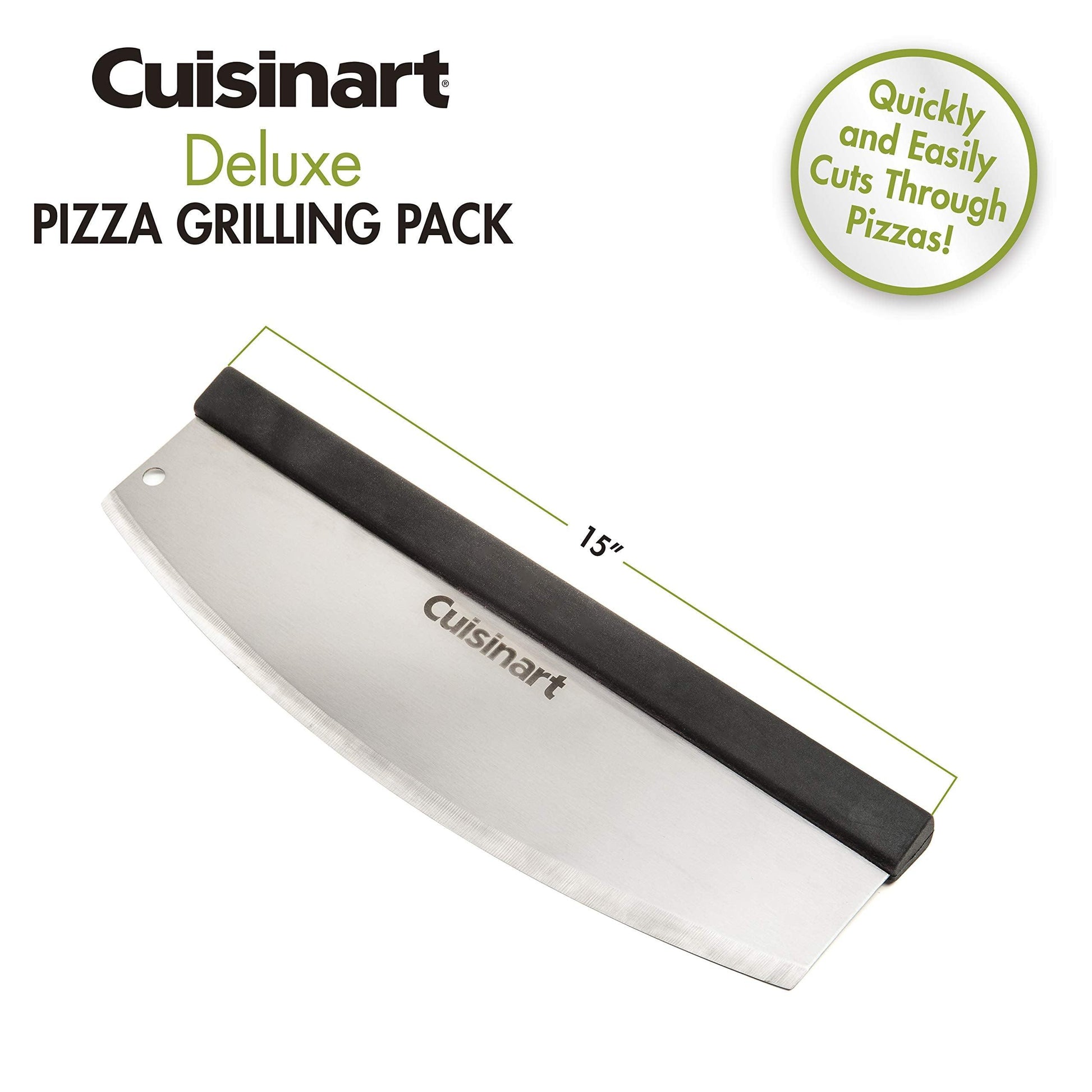 Cuisinart CPS-515 Deluxe Pizza Grilling Pack (Pizza Stone, Pizza Peel, Pizza Cutter) - CookCave