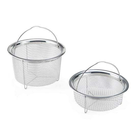 Instant Pot Official Mesh Steamer Basket, Set of 2, Stainless Steel - CookCave