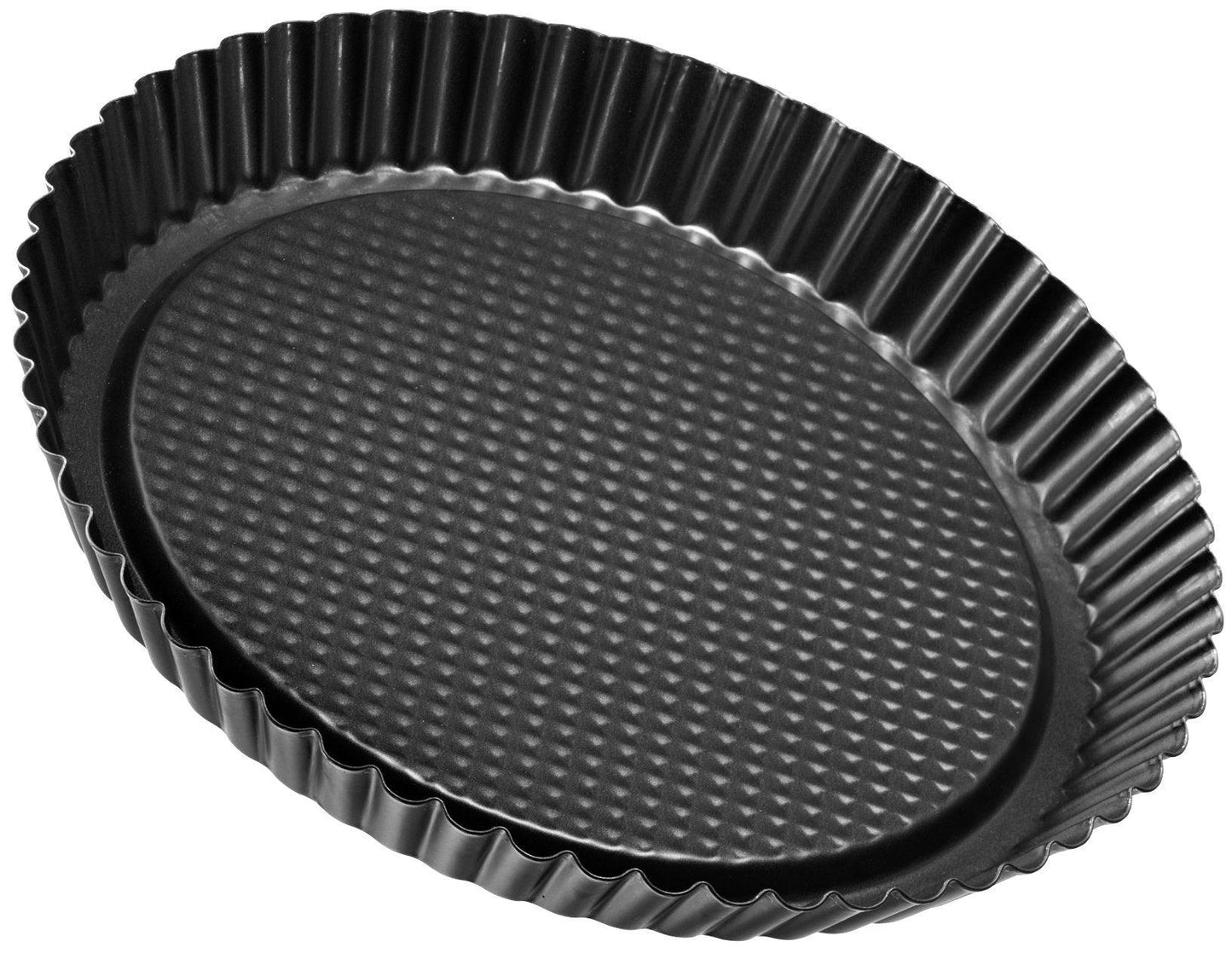 Zenker Non-Stick Carbon Steel Flan/Tart Pan, 11-Inch, grey - CookCave