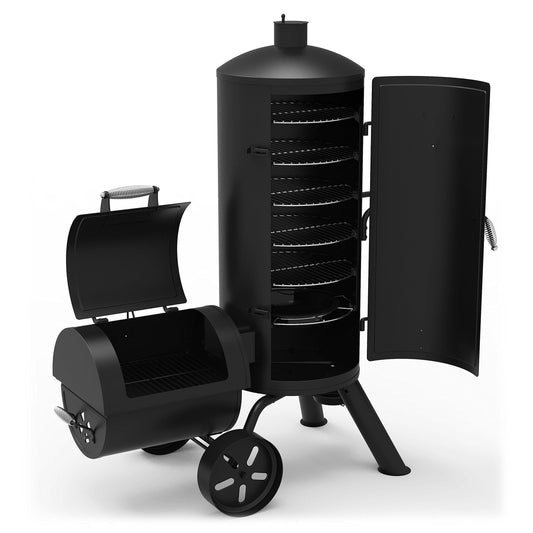 Dyna-Glo Signature Series DGSS1382VCS-D Heavy-Duty Vertical Offset Charcoal Smoker & Grill - CookCave