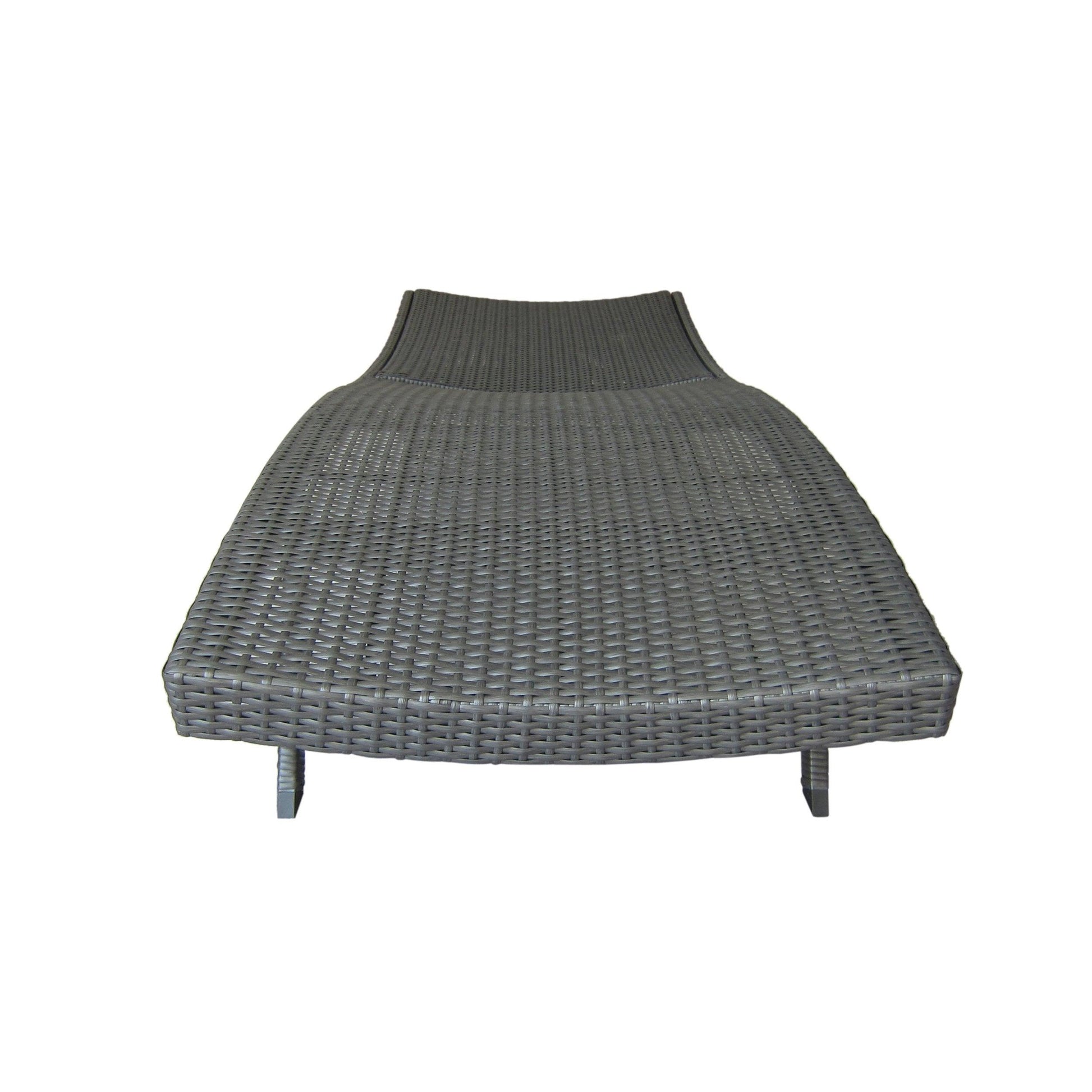 Christopher Knight Home Arthur | Outdoor Wicker Chaise Lounges | Set of 2 | in Grey - CookCave