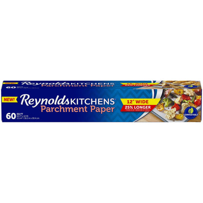 Reynolds Kitchens Parchment Paper Roll, 60 Square Feet - CookCave