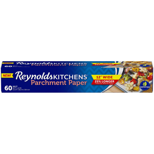 Reynolds Kitchens Parchment Paper Roll, 60 Square Feet - CookCave