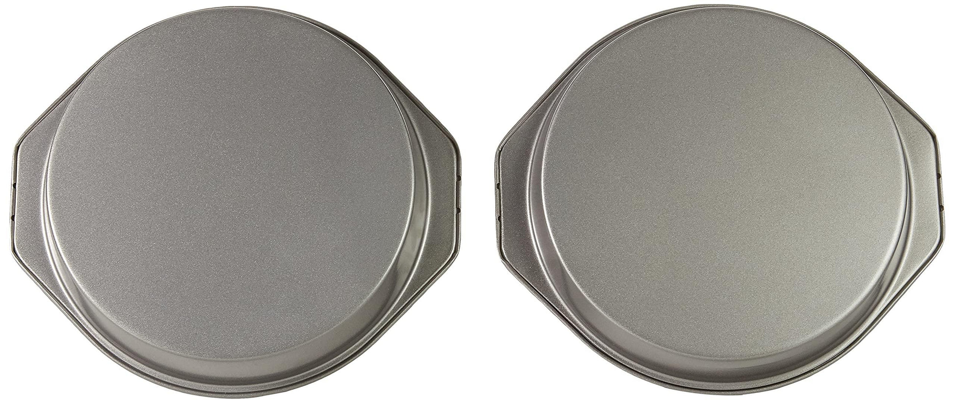 Amazon Basics Nonstick Round Baking Cake Pan, 9 Inch, Set of 2, Gray, 10.7x9.7x1.5cm - CookCave