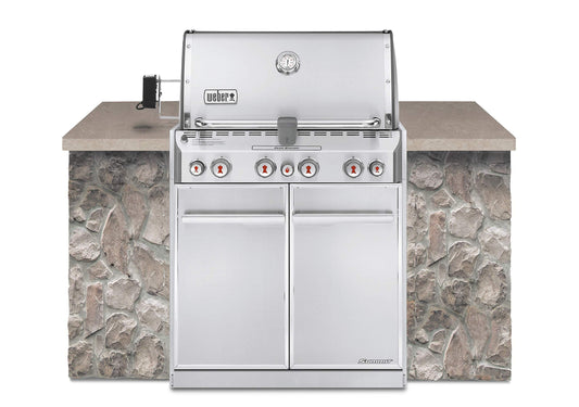 Weber Summit S-460 Built-In Natural Gas in Stainless Steel Grill - CookCave