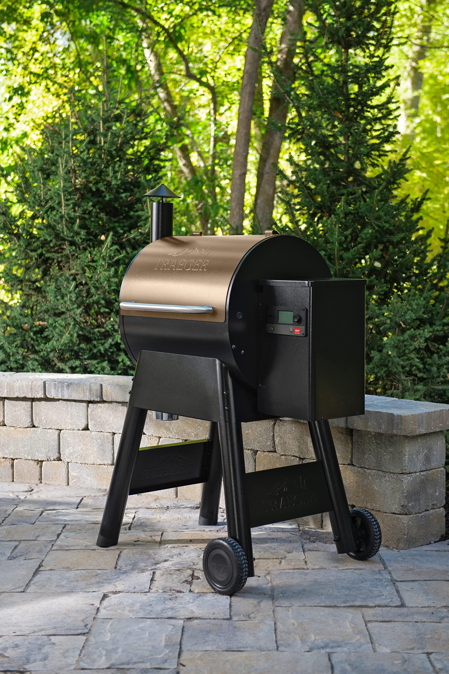 Traeger Grills Pro Series 575 Wood Pellet Grill and Smoker with Wifi, App-Enabled, Bronze - CookCave