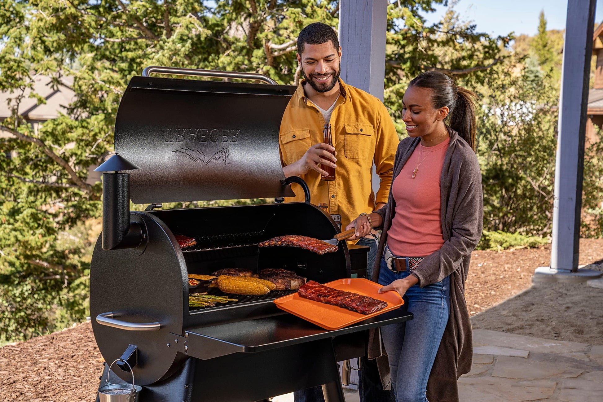 Traeger Grills Pro Series 780 Wood Pellet Grill and Smoker with WIFI Smart Home Technology, Black, Large - CookCave