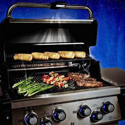 Broil King Regal S490 Pro - Stainless Steel - 4 Burner Natural Gas Grill l - CookCave