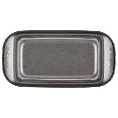 Rachael Ray Bakeware Meatloaf/Nonstick Baking Loaf Pan with Insert, 9 Inch x 5 Inch, Gray - CookCave