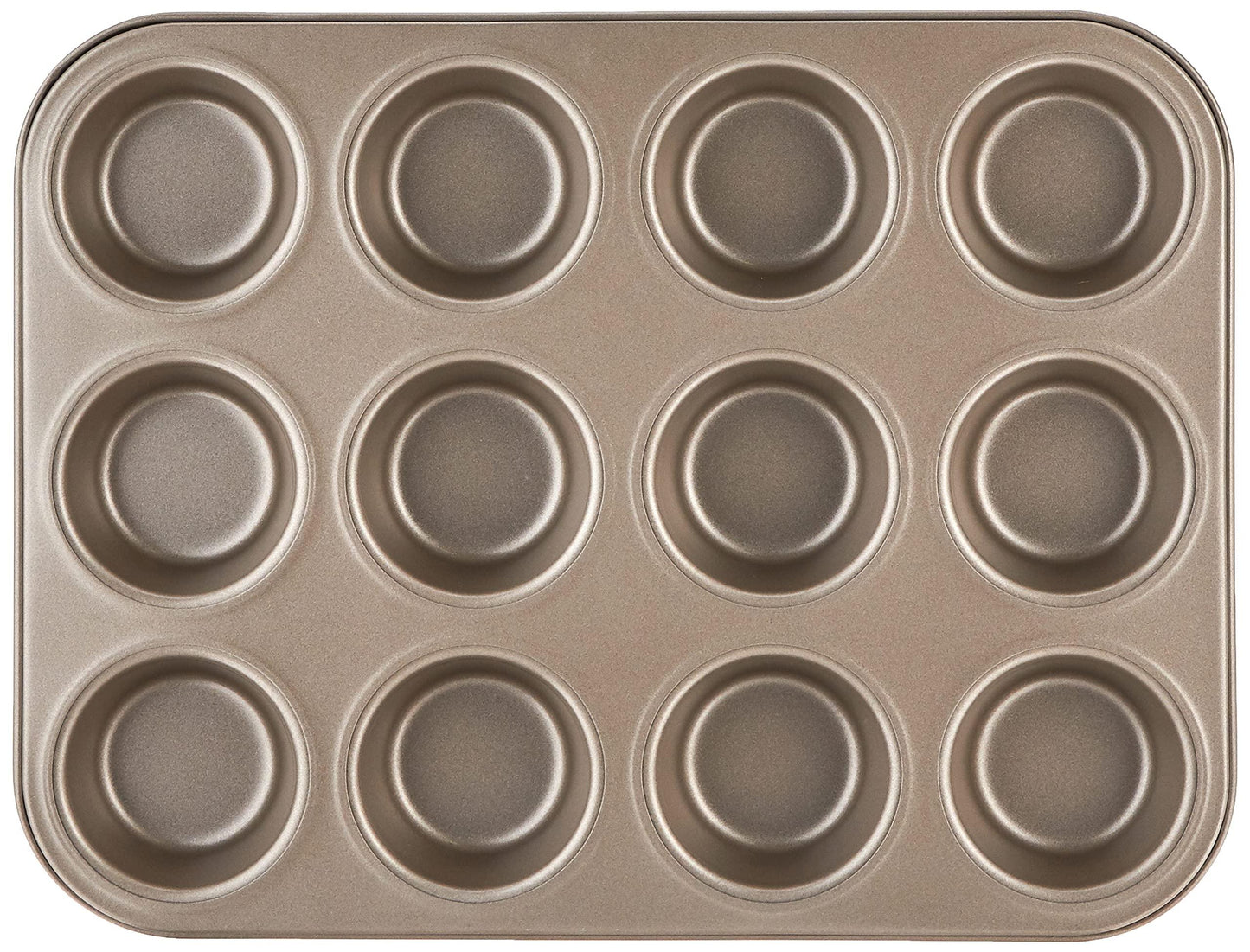 Cuisinart Chef's Classic Nonstick Bakeware 12-Cup Muffin Pan, Champagne - CookCave