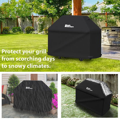 Simple Houseware BBQ Grill Cover (55") - CookCave