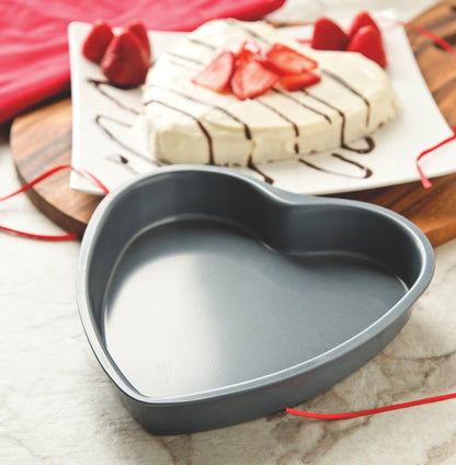 Fox Run Heart Cake Pan, 8-Inch, Preferred Non-Stick - CookCave