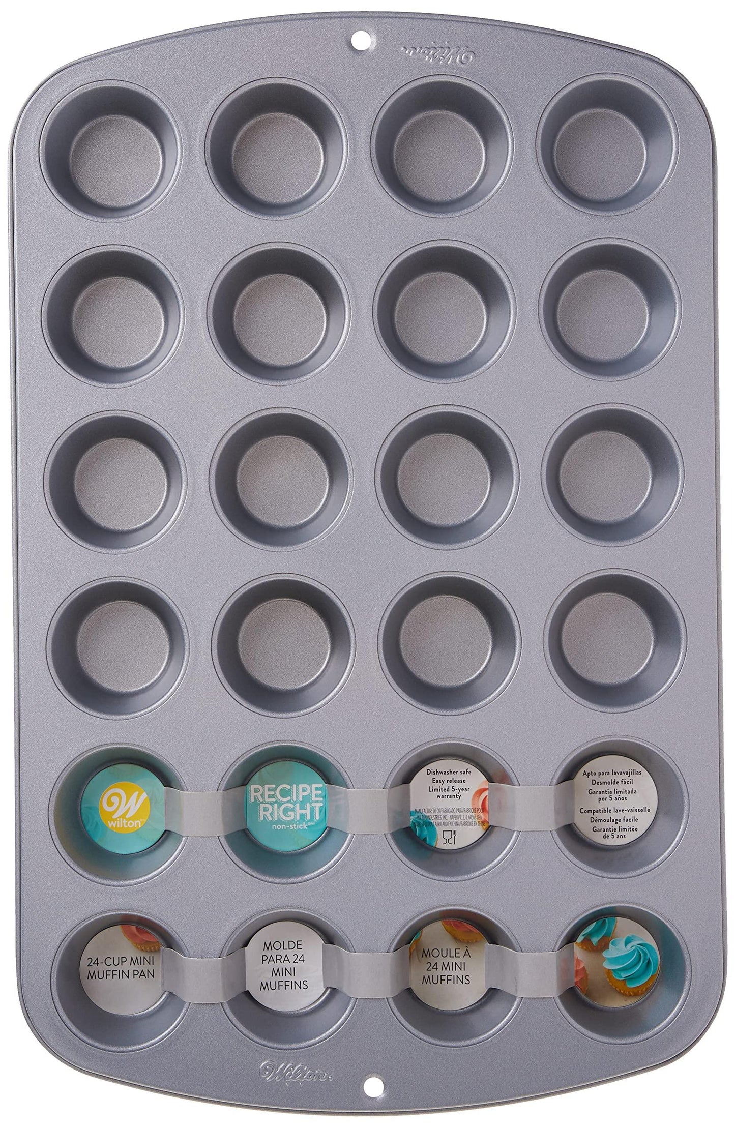 Wilton Recipe Right 24 Cup Mini Muffin Pan - CookCave