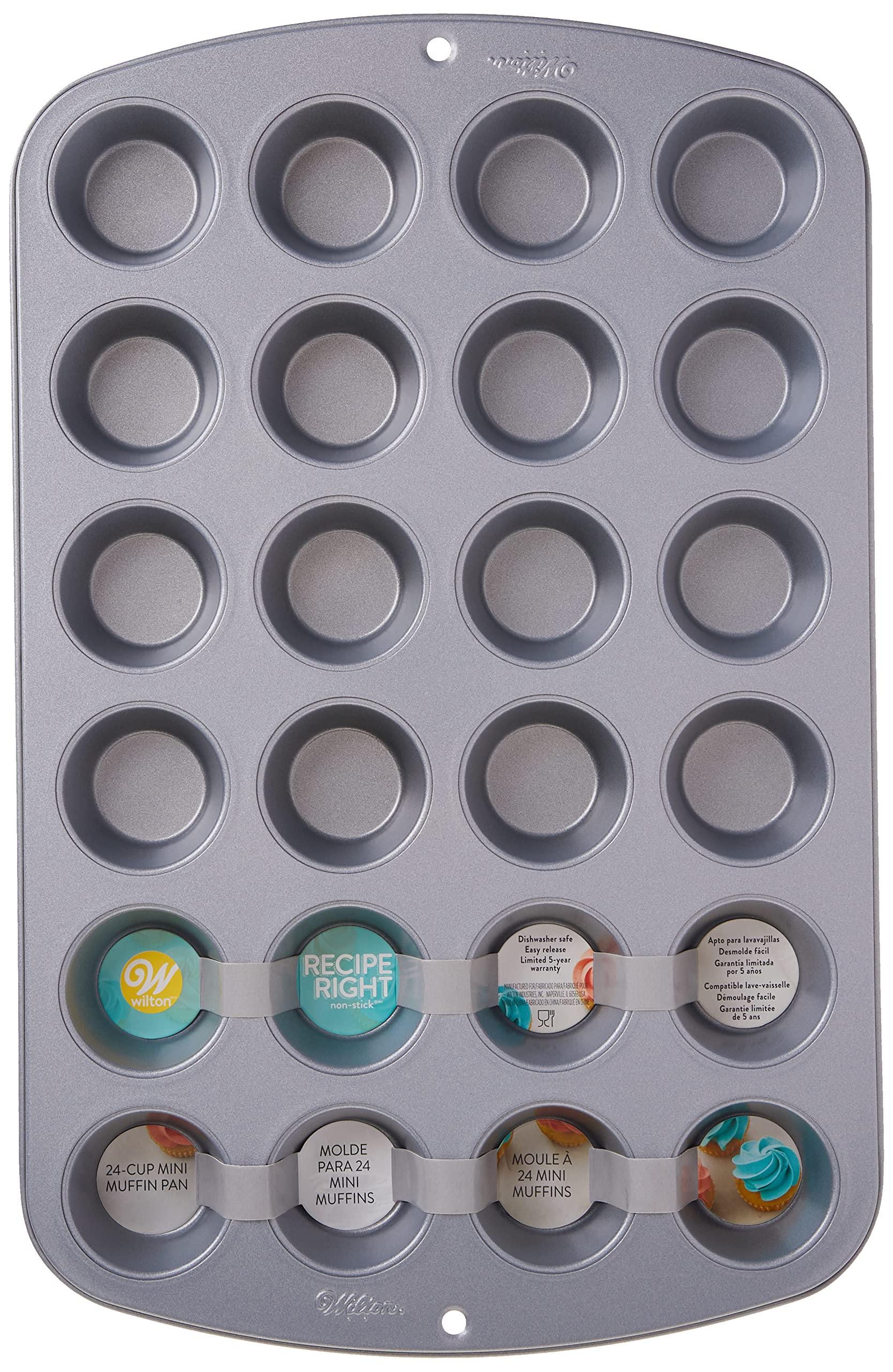 Wilton Recipe Right 24 Cup Mini Muffin Pan - CookCave