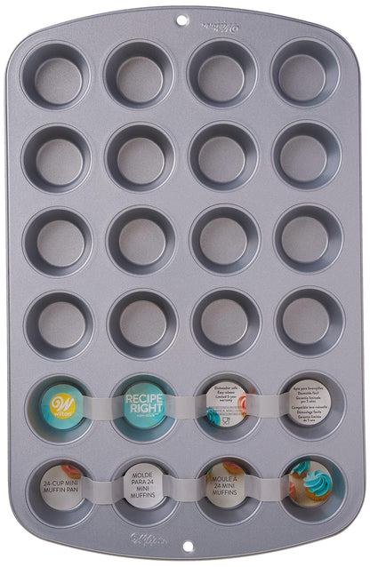 Wilton Recipe Right 24 Cup Mini Muffin Pan - CookCave