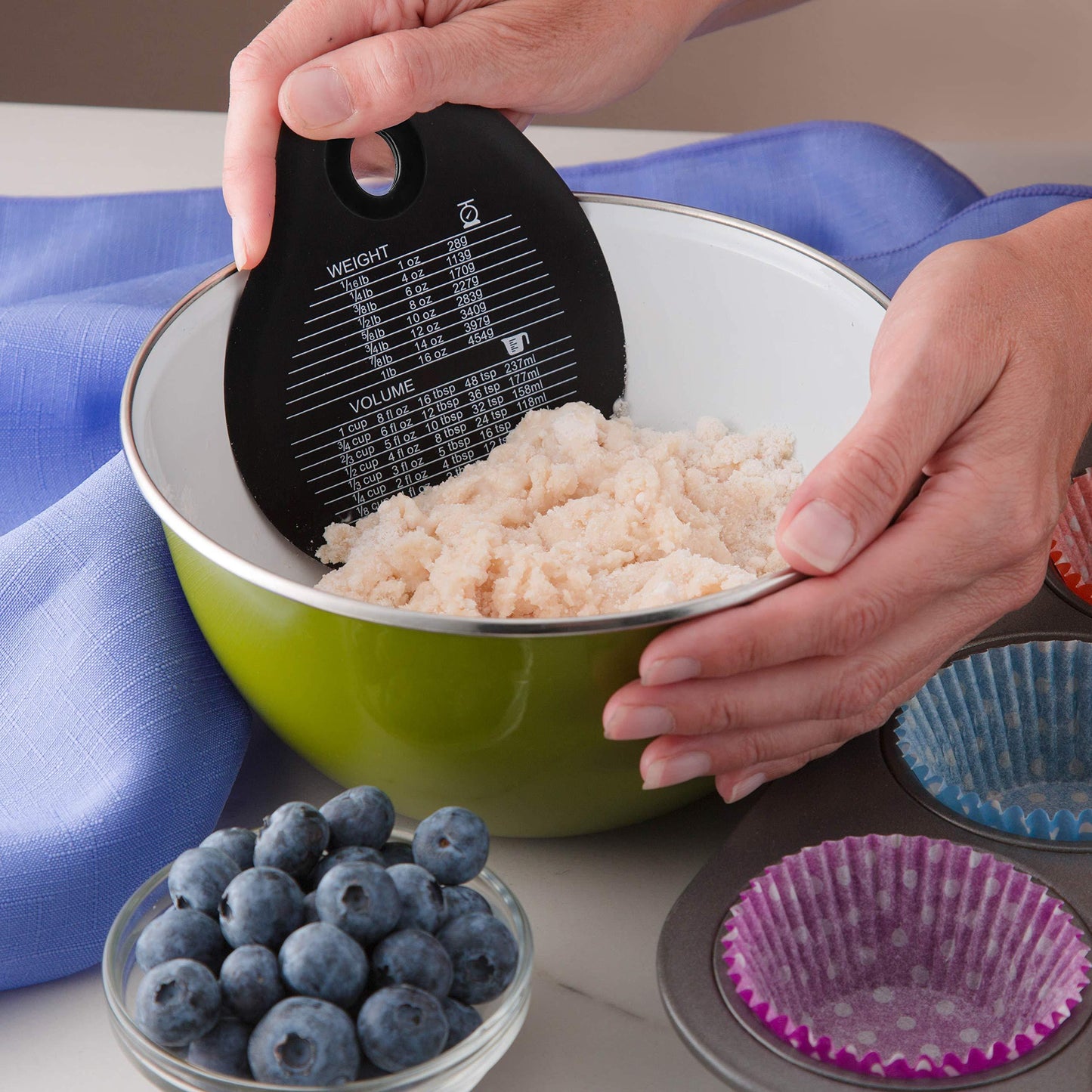 Spring Chef - Bench Scraper, Stainless Steel Scraper, Pastry Scraper, Pizza and Dough Cutter, With Bonus Bowl Scraper, Black - CookCave