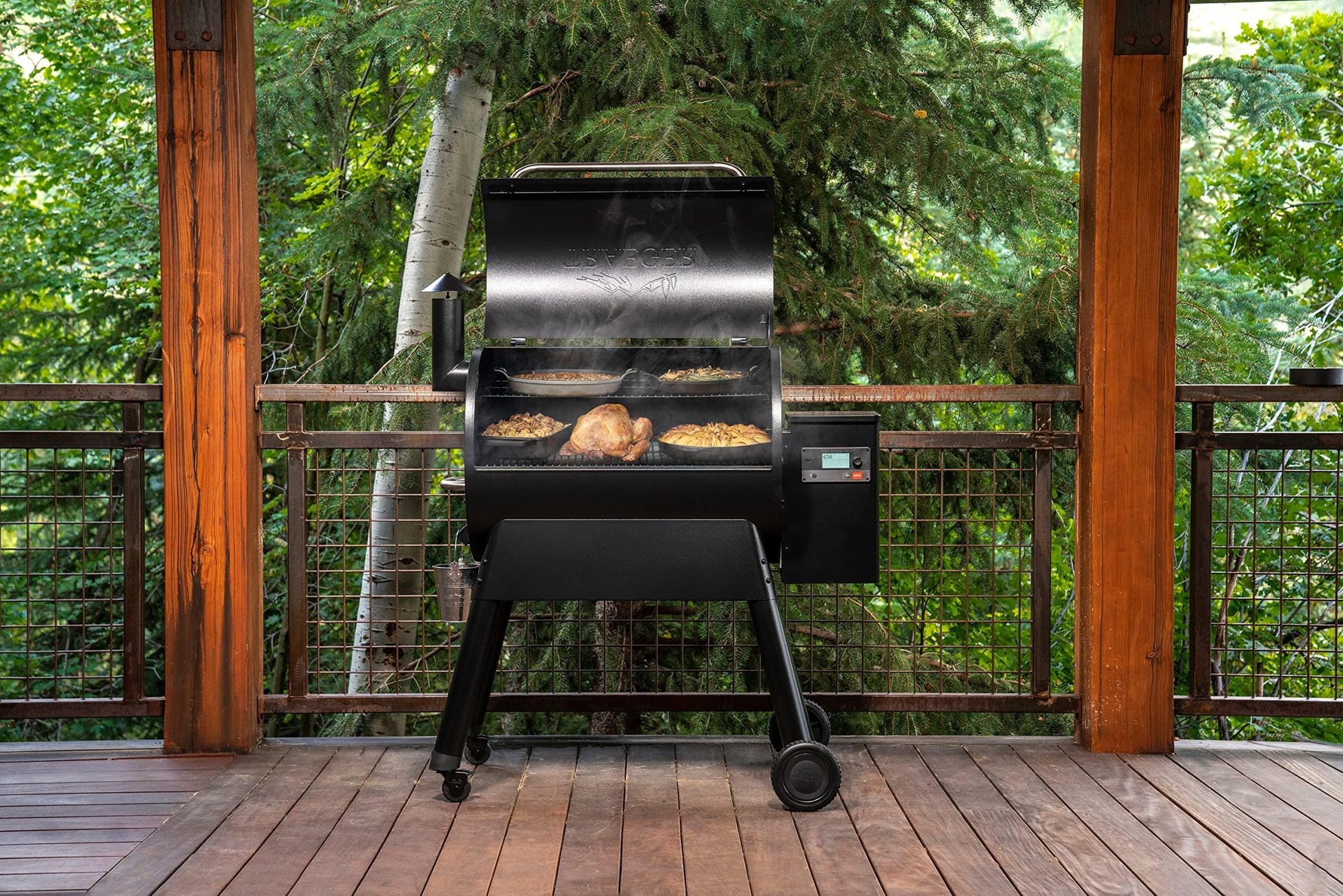 Traeger Grills Pro Series 780 Wood Pellet Grill and Smoker with WIFI Smart Home Technology, Black, Large - CookCave
