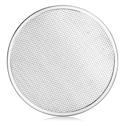 New Star Foodservice 50677 Restaurant-Grade Aluminum Pizza Baking Screen, Seamless, 12-Inch - CookCave