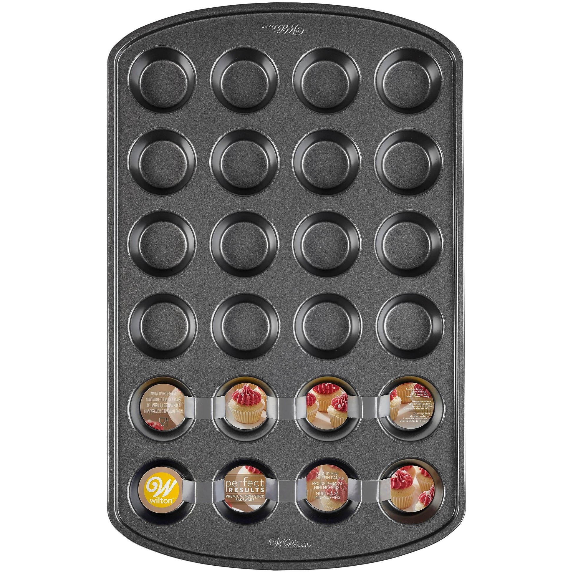 Wilton mini muffin pan, Silver - CookCave