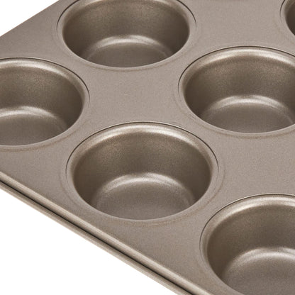 Cuisinart Chef's Classic Nonstick Bakeware 12-Cup Muffin Pan, Champagne - CookCave