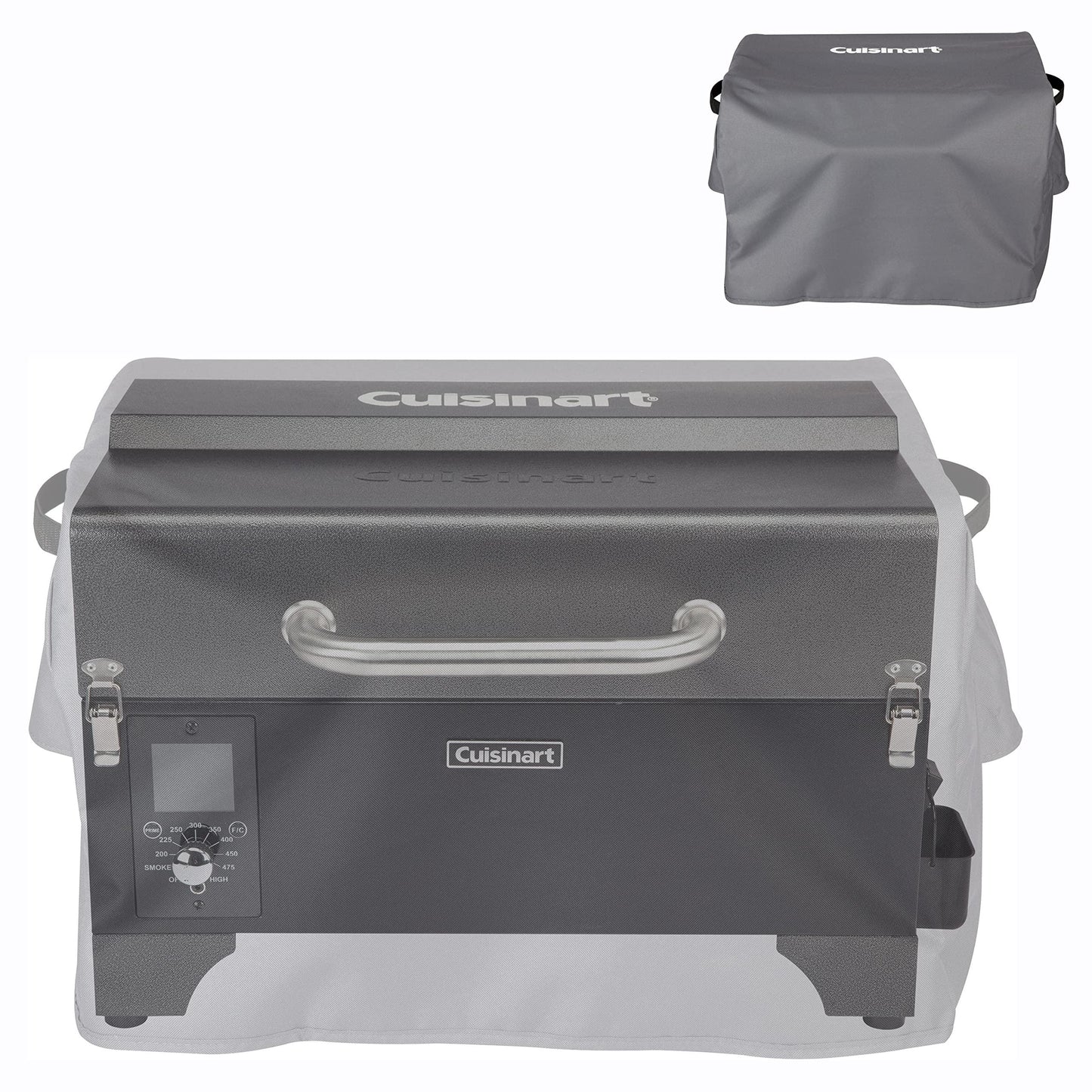 Cuisinart CPG-256 Portable Wood Pellet Grill and Smoker, Black and Dark Gray - CookCave