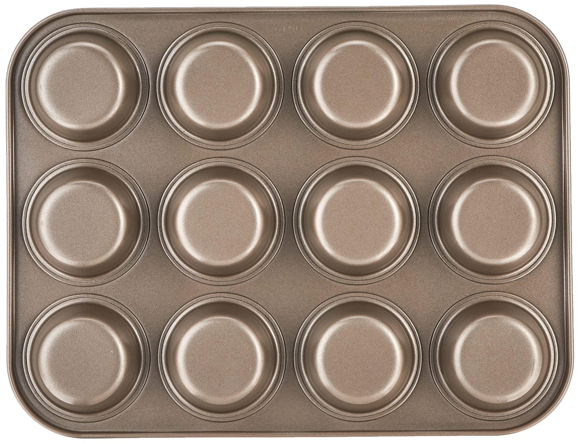 Cuisinart Chef's Classic Nonstick Bakeware 12-Cup Muffin Pan, Champagne - CookCave