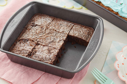 Wilton Perfect Results Premium Non-Stick Oblong and Square Cake Pan Set, 2-Piece - CookCave