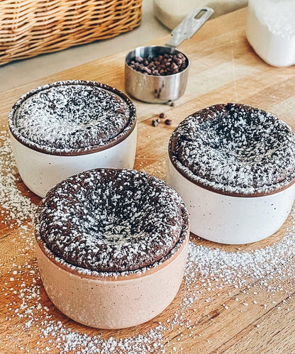 Mora Ceramic Ramekins - 8oz, Set of 6 - Small Oven Safe Baking Dishes/Cups - For Personal Pudding, Creme Brulee, Souffle, Serving Dip, Custard, Ice Cream - Single Mini Bowls - Assorted Neutrals - CookCave