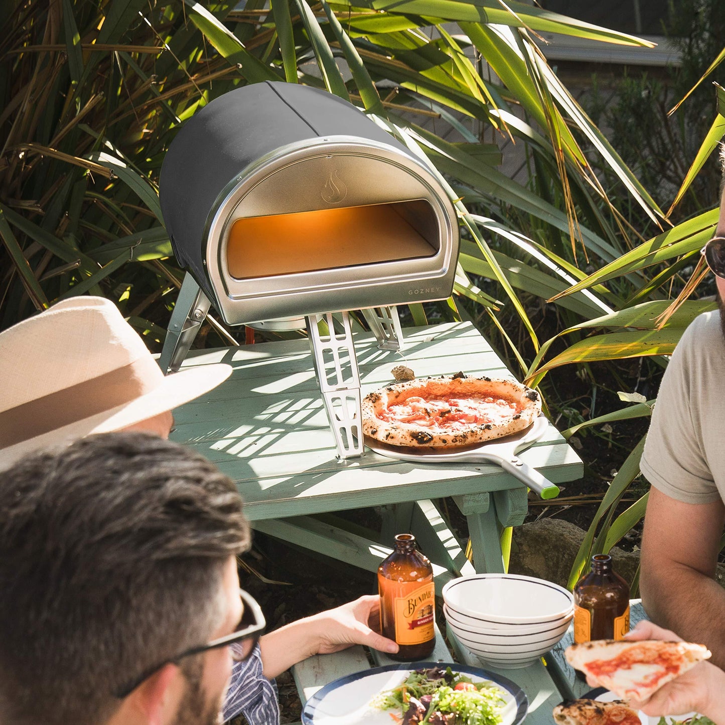 Roccbox Pizza Oven by Gozney | Portable Outdoor Oven | Gas Fired, Fire & Stone Outdoor Pizza Oven - Includes Professional Grade Pizza Peel - CookCave