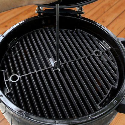 Broil King 911470 Keg 5000 Kamado Grill, 18.5-IN Diameter, Metallic Charcoal - CookCave