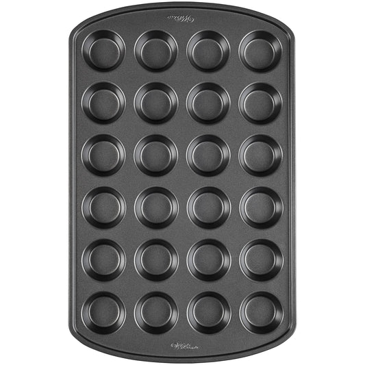 Wilton mini muffin pan, Silver - CookCave