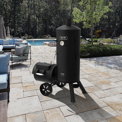Dyna-Glo Signature Series DGSS1382VCS-D Heavy-Duty Vertical Offset Charcoal Smoker & Grill - CookCave