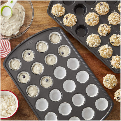 Wilton mini muffin pan, Silver - CookCave