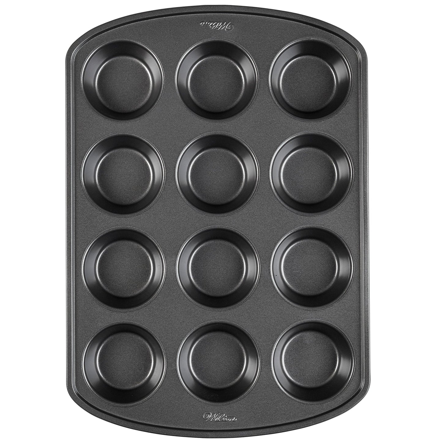 Wilton Perfect Results Premium Non-Stick Bakeware Cupcake Pan, 12-Cup, Steel - CookCave