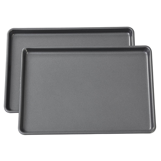 Wilton Easy Layers Sheet Cake Pan, 2-Piece Set, Rectangle Steel Sheet Pan - CookCave