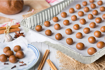 Aluminum Pans Half Size Textured Cookie Sheet 15 Count Durable Nonstick Baking Sheets 15.87" x 11" - Sheet Pan, Baking Tray, Cookie Sheets, Foil pans, Foil trays, Sheet Baking Pans - CookCave